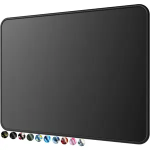 Mouse Pad [30% Larger] with Anti-fray Stitching, Premium-Textured & Waterproof Computer Mousepad with Non-Slip Rubber Base