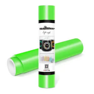 Permanent Adhesive Vinyl 12" X 10ft  Matte Neon Green