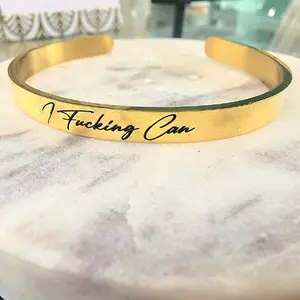 Manifesting I Fucking Can Bracelet Affirmation