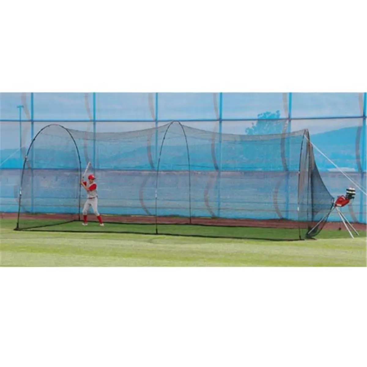 212 MAIN Power Alley Batting Cage, Portable Setup for Baseball Training