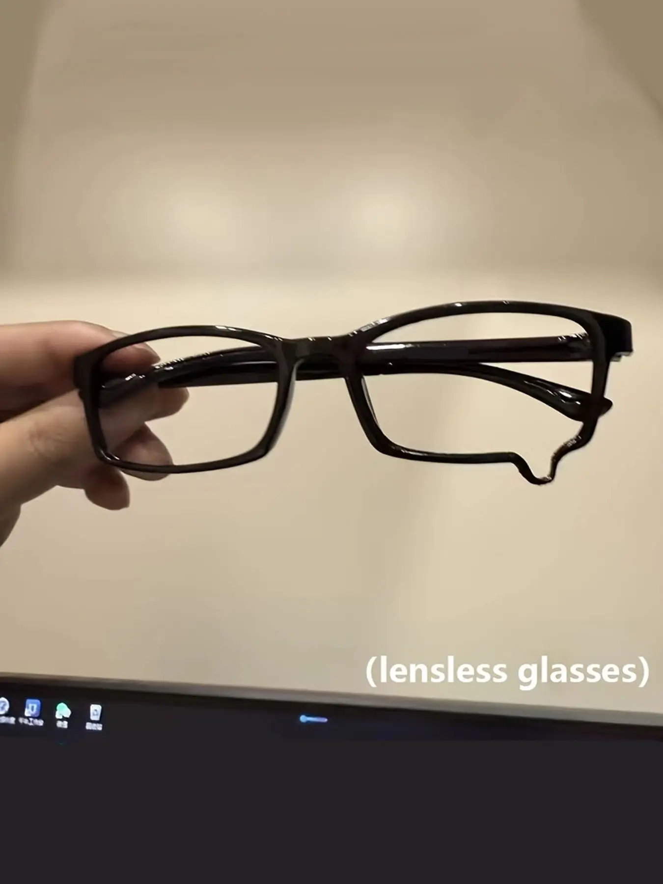 Y2K Tear Drop Frame Without Lenses, Decorative Mirror Frame for Photography, Party, and Event Styling, Fashion Accessory, Fashion Frames, Square Eyeglass Frame