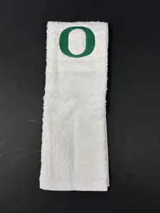 Oregon Ducks College Football QB Game Towel White Cotton New