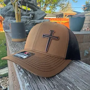 Christian Quote Richardson Hat - Gray, Adjustable Fit, Classic Design, Logo Patch, Stylish Cap for Everyday Wear