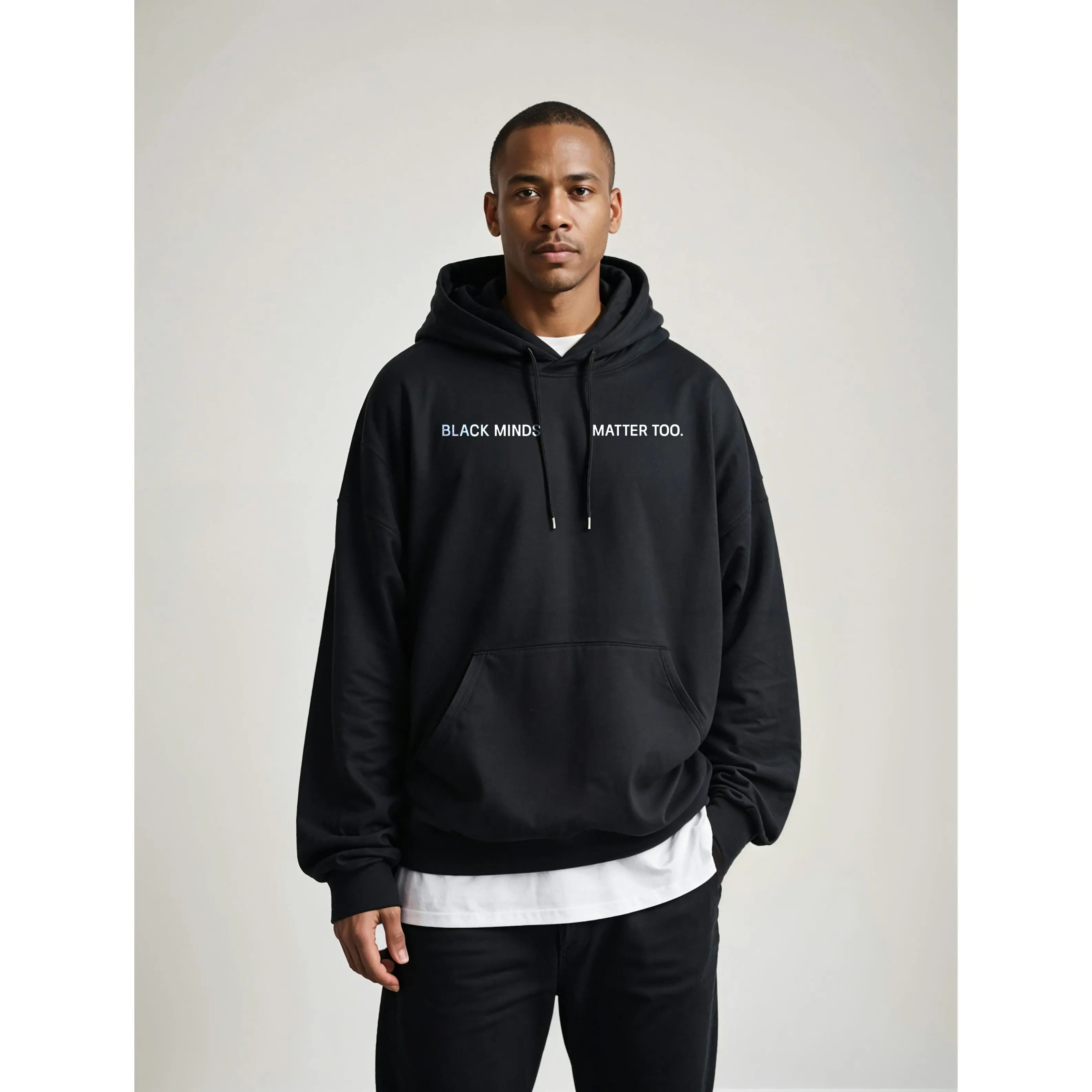 Melanated & Medicated Gildan Heavy Blend™ Unisex Hooded Sweatshirt Long Sleeve Comfortable Casual Hoodie Call Text 988 Suicide Prevention Mental Health Hoodie Mental Health Sweat Shirt Depression Anxiety
