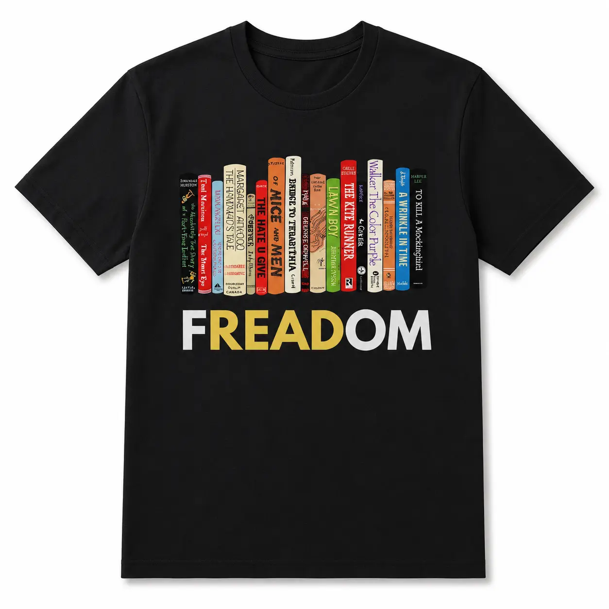 Banned Books Shirt, I'm With The Banned, Read Banned Books T-Shirt, Librarian Gift, Reading and Social Justice Shirts, Freadom Shirt for Women Cotton