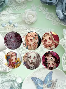 Cute Anime Character Brooch Set, Student Essential Gift, Bag and Clothing Decoration, Creative DIY Accessory, Perfect Holiday Present