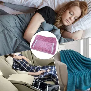 USB Cordless Heated Blanket for Office Naps Washable Overheat Protection Soft Light Portable for Travel Fast Heating 60x80cm Fleece Material - Heater