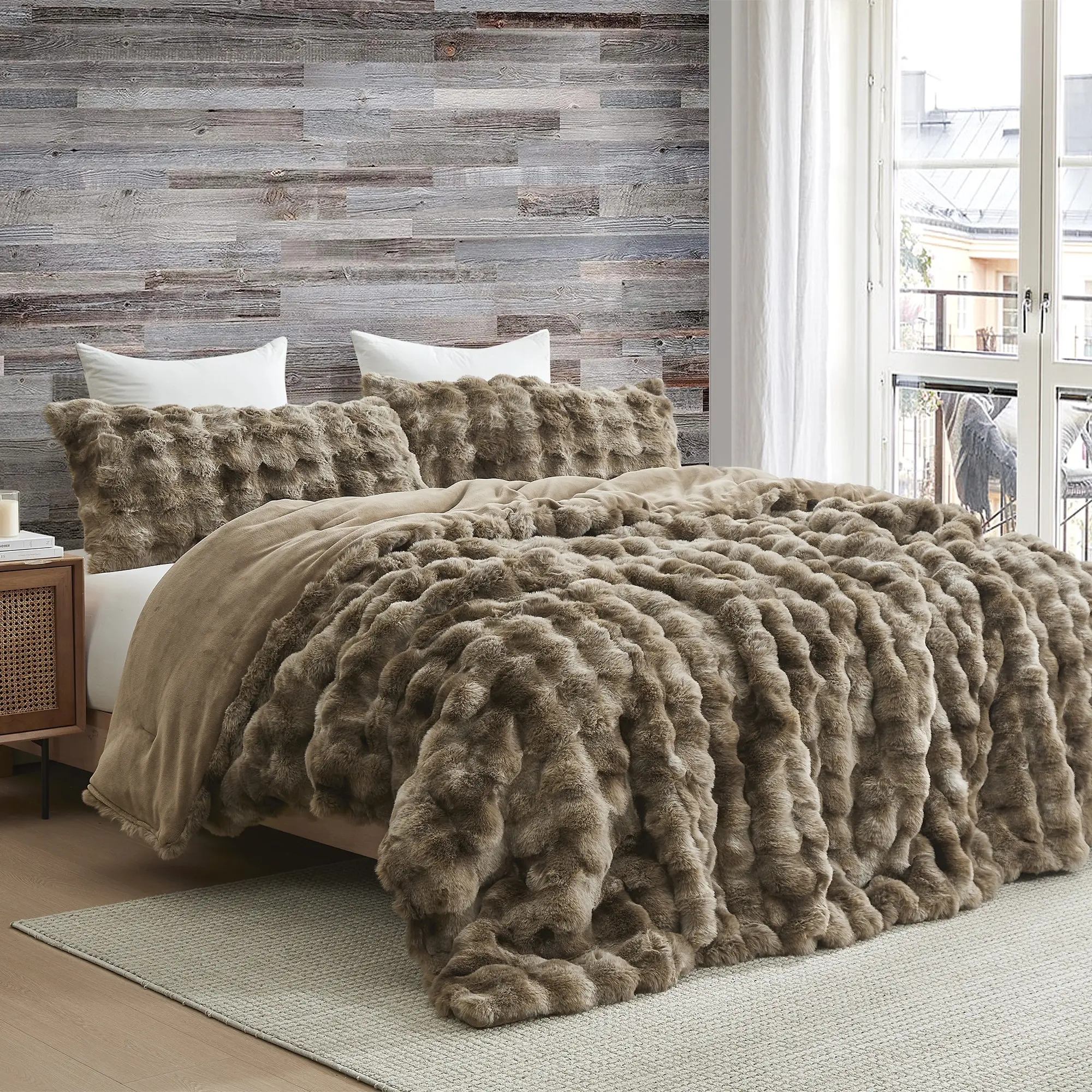 Beary Soft - Coma Inducer Oversized Comforter Set - Kodiak Brown Beary Soft - Coma Inducer Oversized Comforter Set - Kodiak Brown