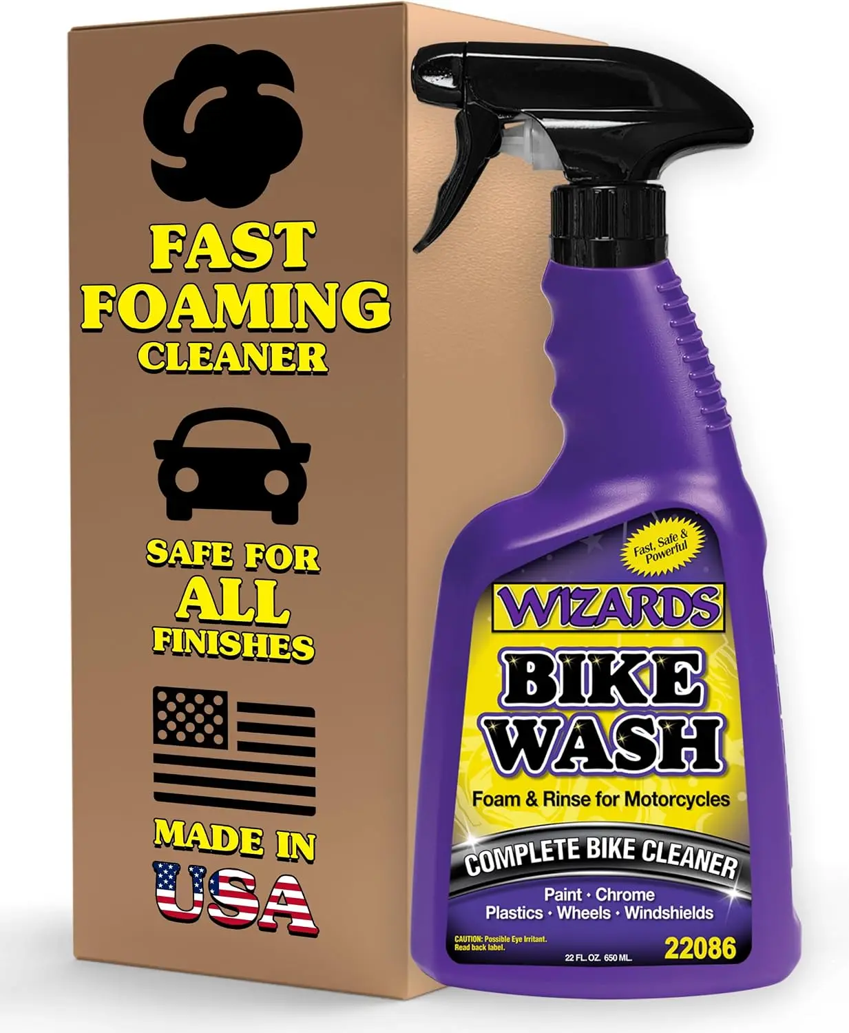 Bike Wash - Cleaner For Motorcycle Washing Kit- Quick Detailer for Bike with Bug Remover - For Your Motorcycle Accessories and Detail Kit - 22 oz