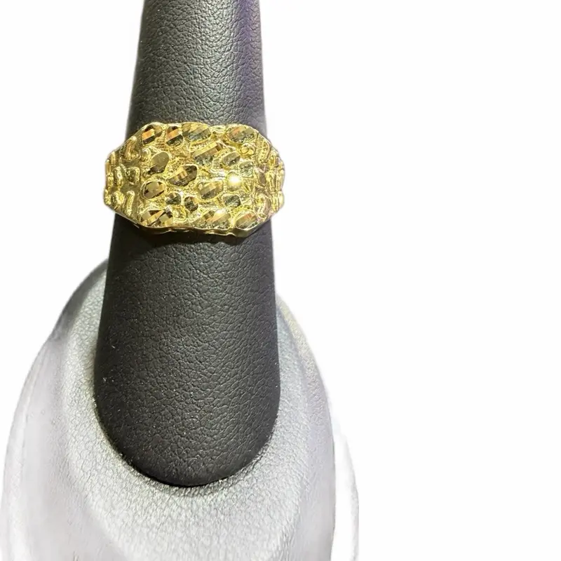 10KT Real Gold Nugget Ring