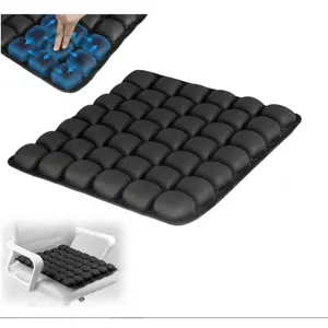 Airbag Decompression Seat Cushion for Home, Car and Office, Ideal for Long Sitting. 3D Inflatable Breathable Seat Pad for Computer Chairs.