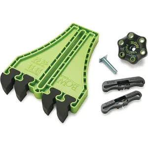 BOW Products Portable Saw Featherbaord FP5 - Featherboard for Tables Saws, Contractor Saws or Smaller Table Surfaces - EVA Feathers that Reduce Kickback - Woodworking Tools and Safety Accessories