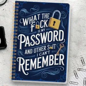 Simple Password Book, Minimalist Advanced Address Password Manager, Quick Access Website Password Storage, Perfect for Home Office Internet Login