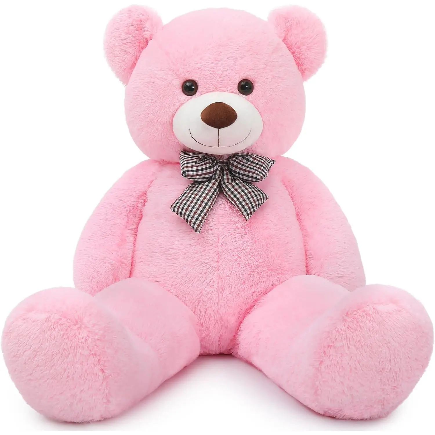 Huge Pink Stuffed Animals 47 inch Life Size Cute Teddy Bears Big Giant Teddy 4 Feet for Girls Shower Decorations