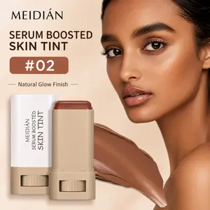 Skin Tint Stick #02, Natural Glow Foundation Stick, Lightweight Buildable Coverage Makeup for Natural Flawless Finish fashion girl new year color koec baby god ewy cushion shade