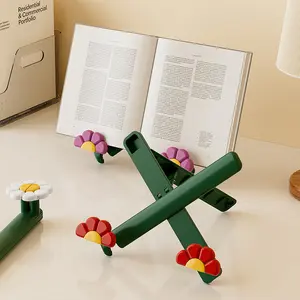 Learning to read bookshelf, desktop bookshelf, bookstand display shelf, book holder household simple foldable bookshelf