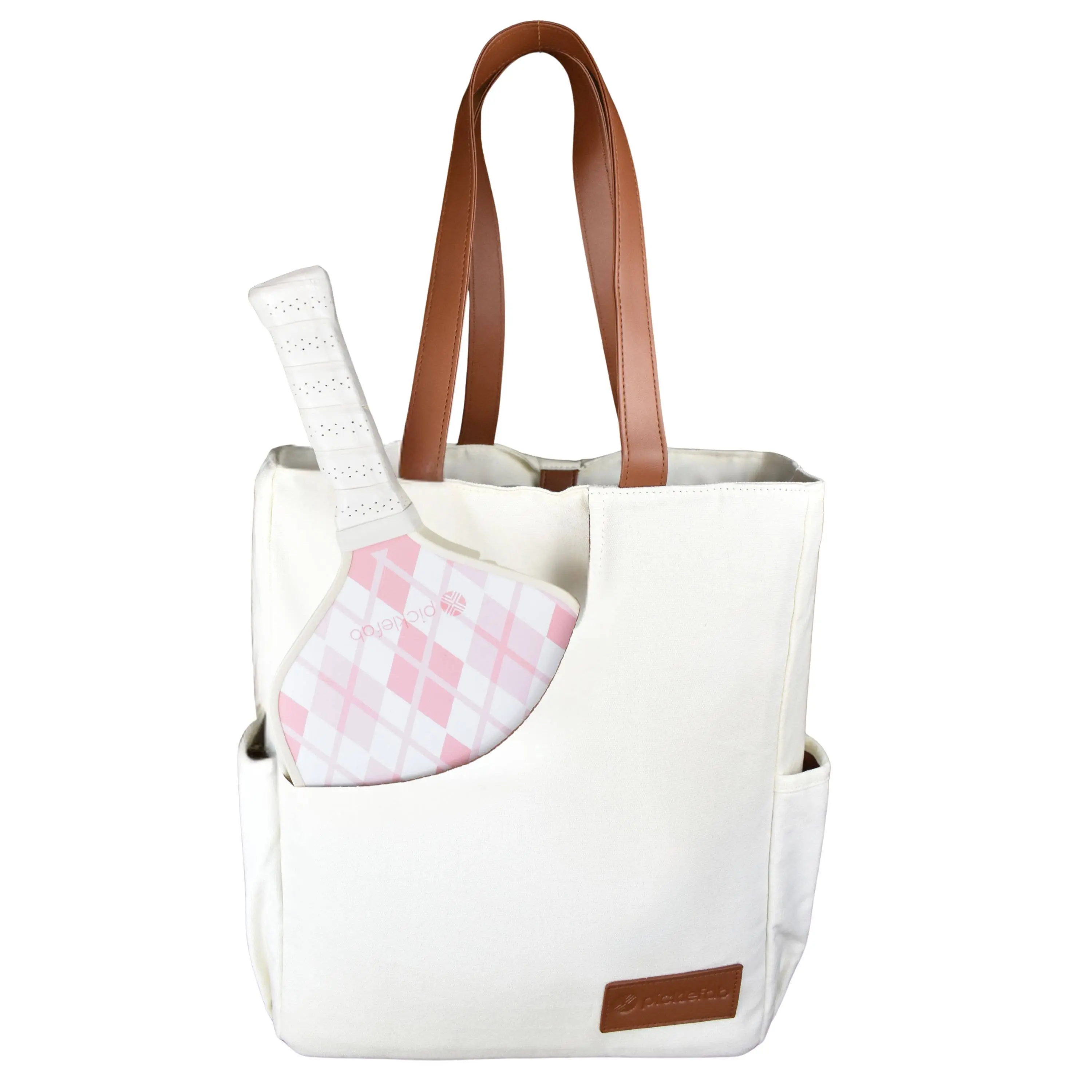 Canvas Pickleball Tote Bag