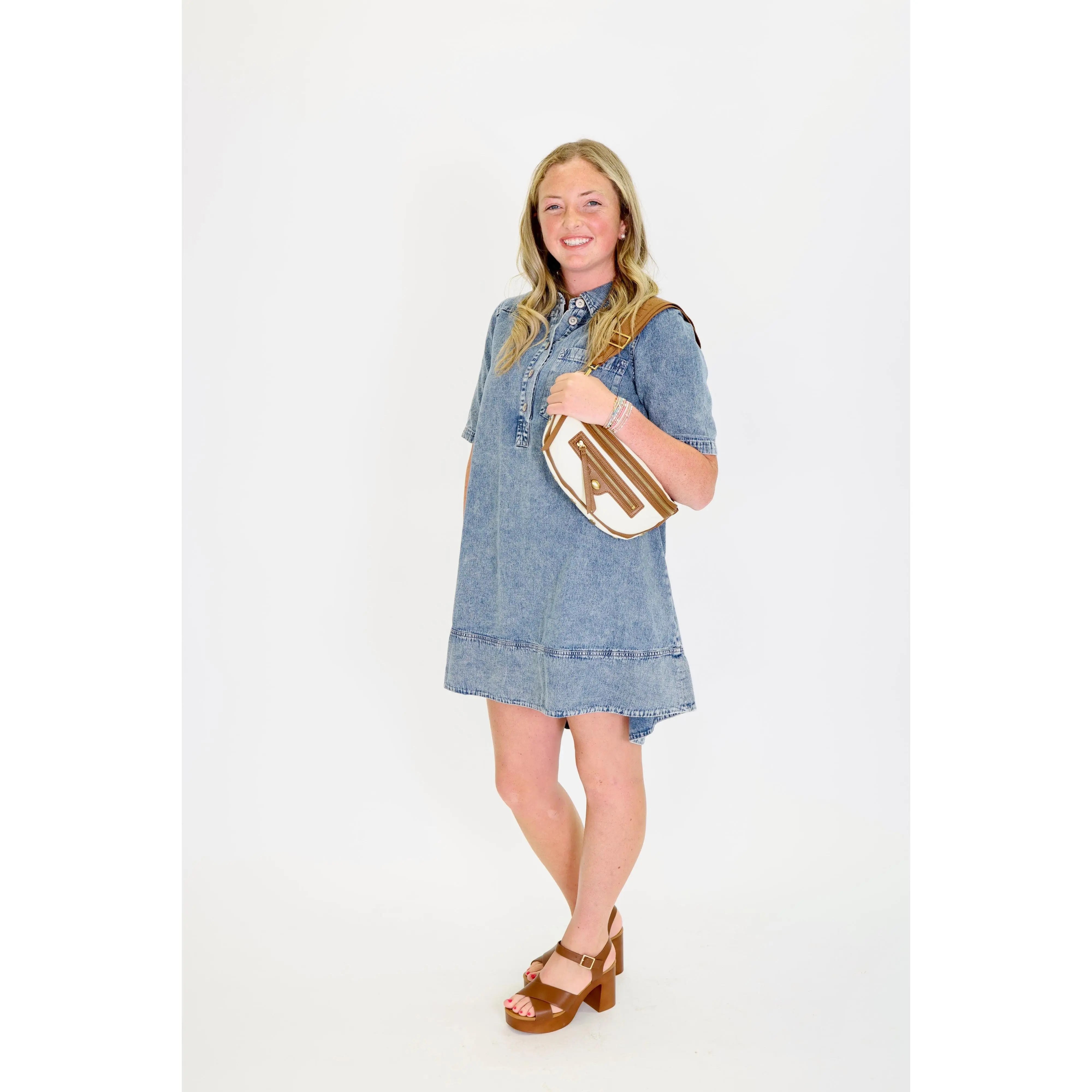 Indigo Utility Dress