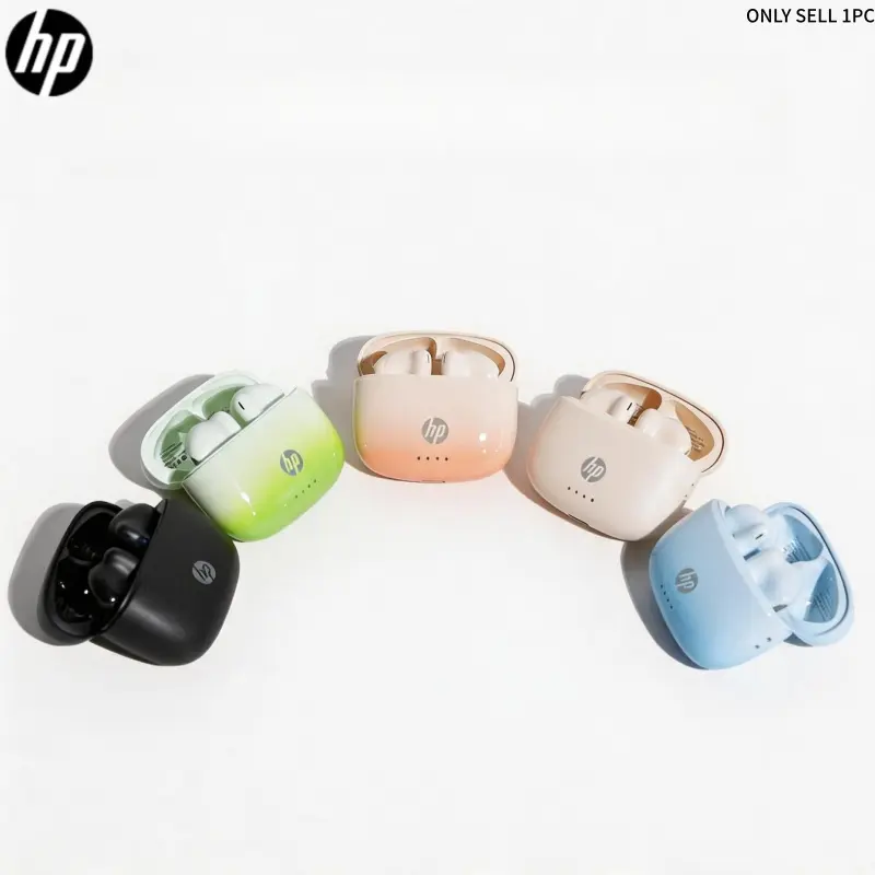 Hp Upgrade Wireless In-Ear Earbuds, Strong Smart Noise Cancellation, TWS Stereo Sound, Sweatproof Waterproof, 30 Hours Battery Life, Clear Calls, Wireless Earphones Headphones