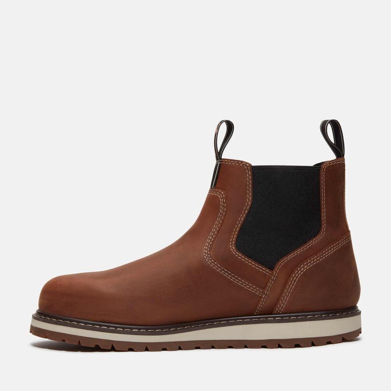 Timberland Men's Irvine Chelsea Soft Toe Work Boot
