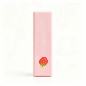 Slow Rising Strawberry Bar Squishy Toy, Pink Food-Shaped Stress Relief Squeeze Toy, Kawaii Fidget for Kids & Adults
