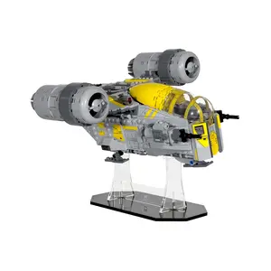 Acrylic Display Stand Compatible with LEGO 75447 The Razor Crest - Set Not Included