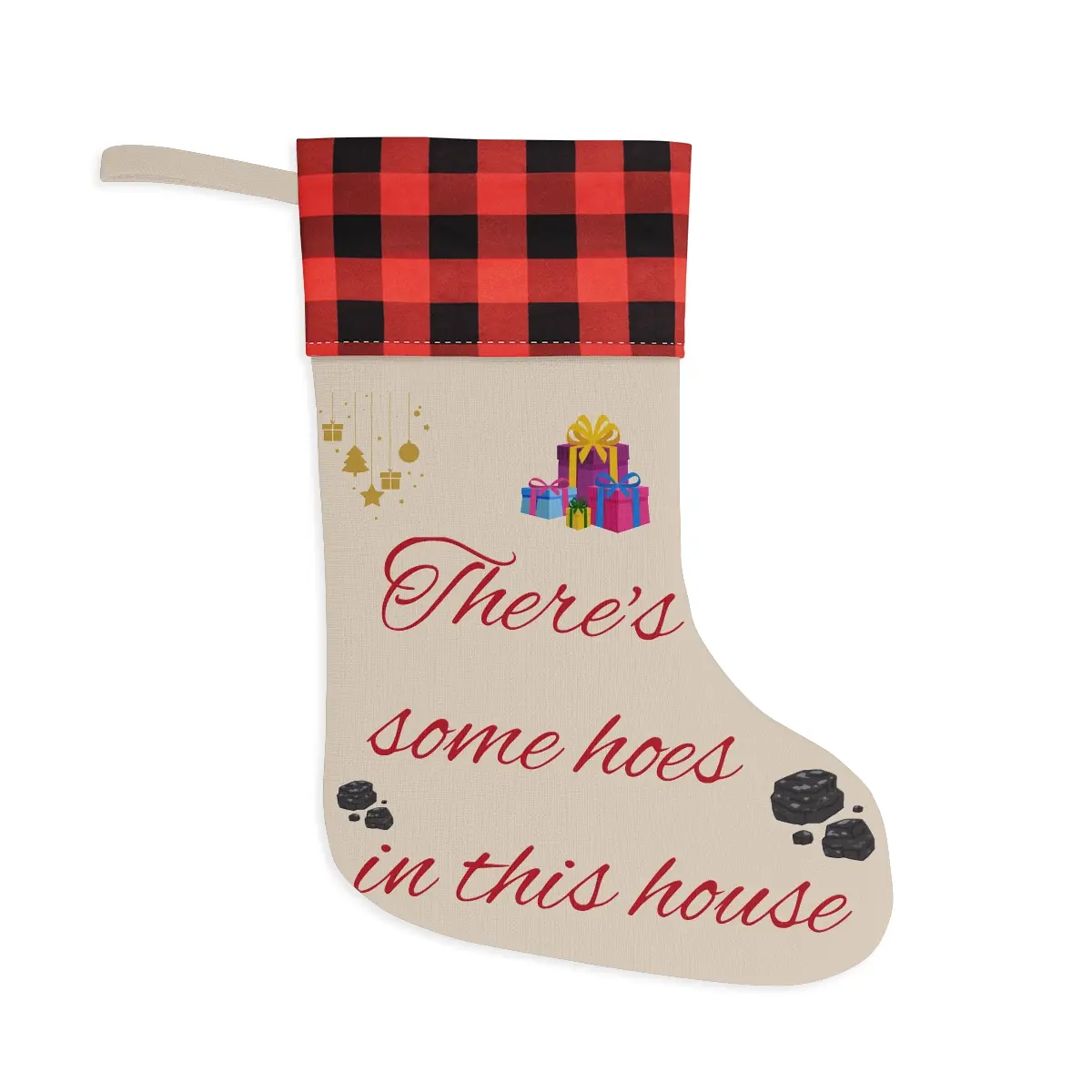 Dark humor Christmas Stocking