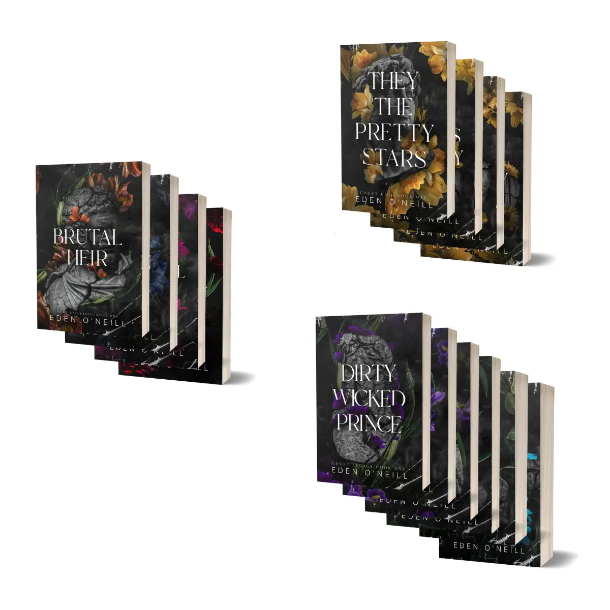 Court Universe by Eden O'Neill Book Bundle with Author Signature and bonus art prints! - Available in 3 Styles!