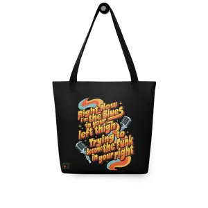 Black Funk Tote bag