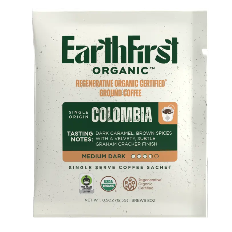Regenerative Organic Certified Medium-Dark Coffee Sachet