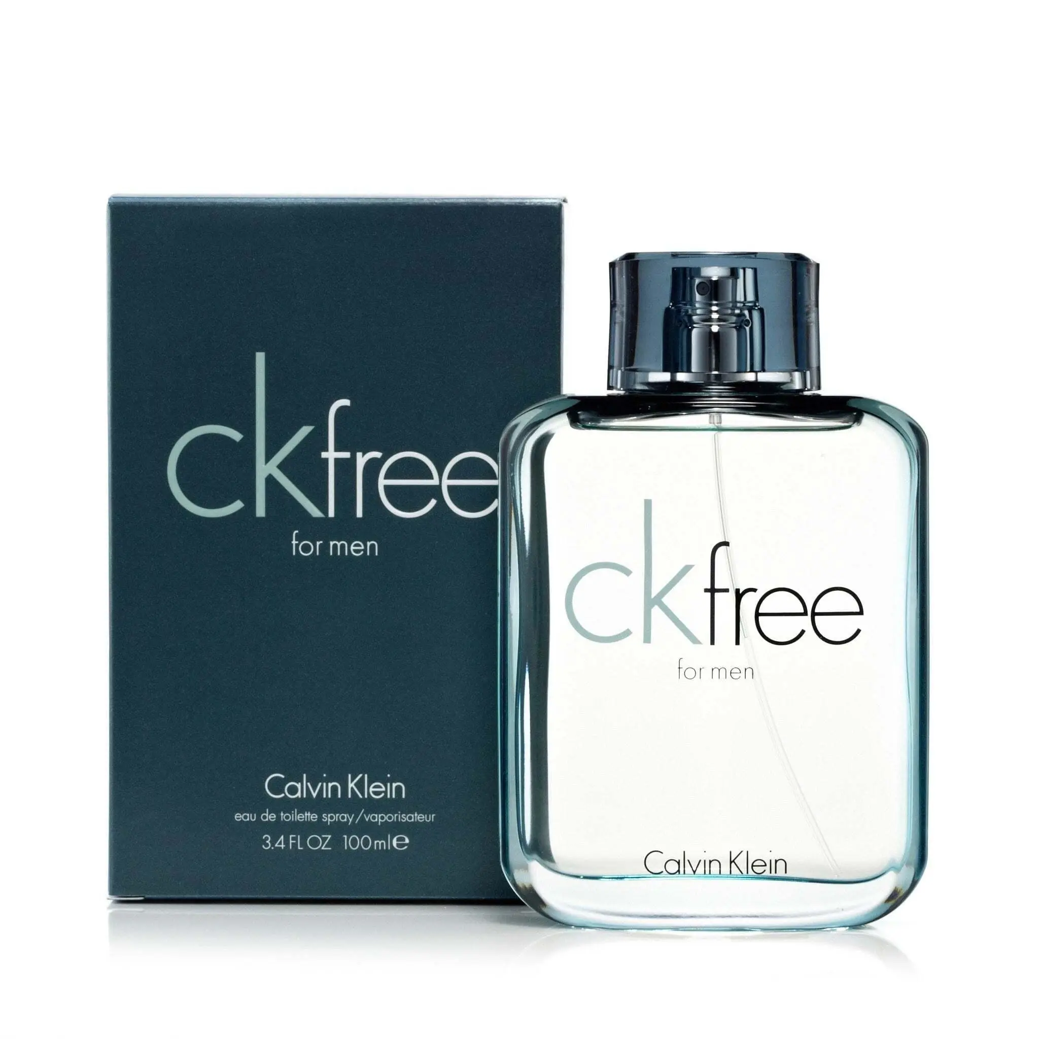 Calvin Klein CK Free Eau de Toilette Spray for Men, 3.4 fl oz - Fresh, Long-Lasting Fragrance for Men