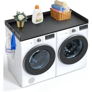 VEVOR Washer Dryer Countertop, 54x 27 Wooden Washer and Dryer Countertop, Water - Resistant Laundry Machine Topper Cover with Anti - Slip Pads, for Laundry Room Organization and Storage, OakVEVOR Super Brand Day