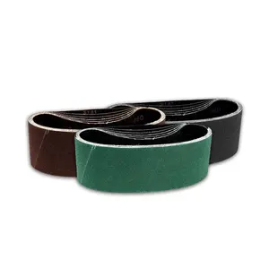 Maverick Abrasives | 4" x 36" Sanding Belts, 9 Pack - Aluminum Oxide Zirconia Silicon Carbide - Anti-Static Semi-Open Coat - Wet/Dry - For Wood Aluminum Stainless Steel - 4x36 Belt Sander Compatible