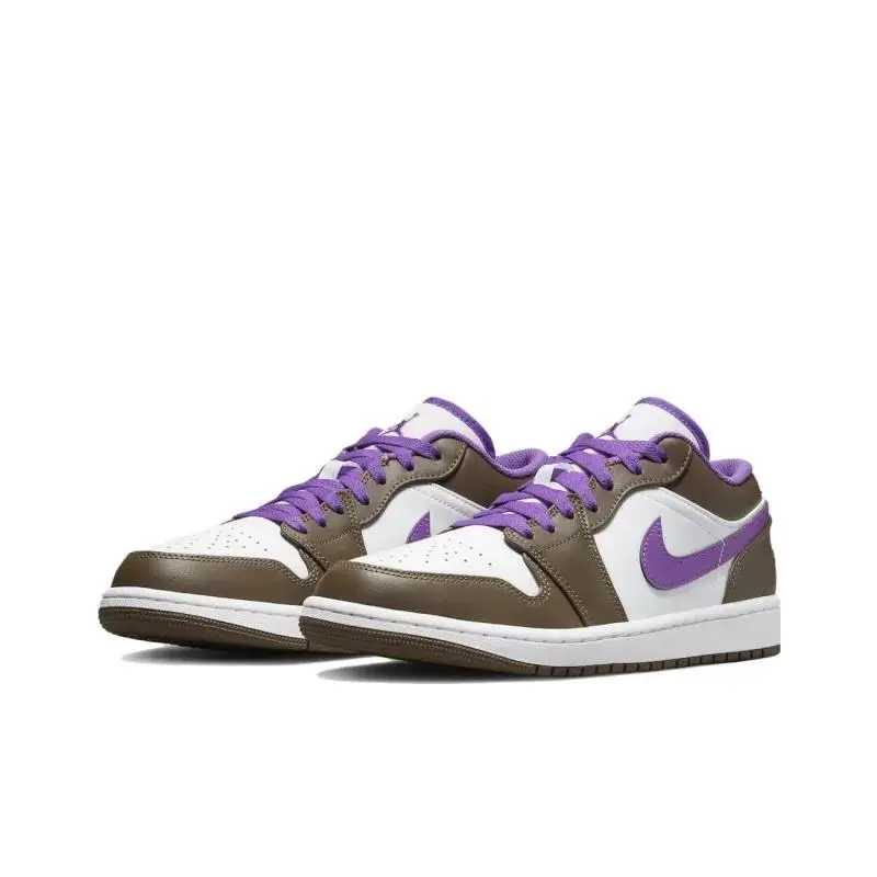 Jordan 1 Low Purple Mocha Men's 553558-215 New Jordan 1 Low Purple Mocha Men's 553558-215 New