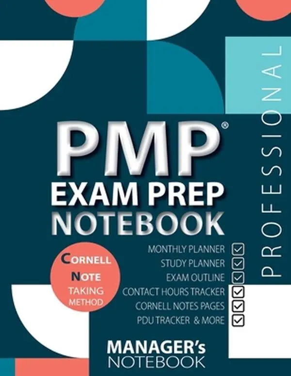 USED Book - PMP Exam Prep Notebook, PMP Exam Study Plan Notebook, PMP Exam Note-Taking Notebook, Project Management Certification Exam Prep & Learning Study Sched by Agilepub Press (Paperback) - english