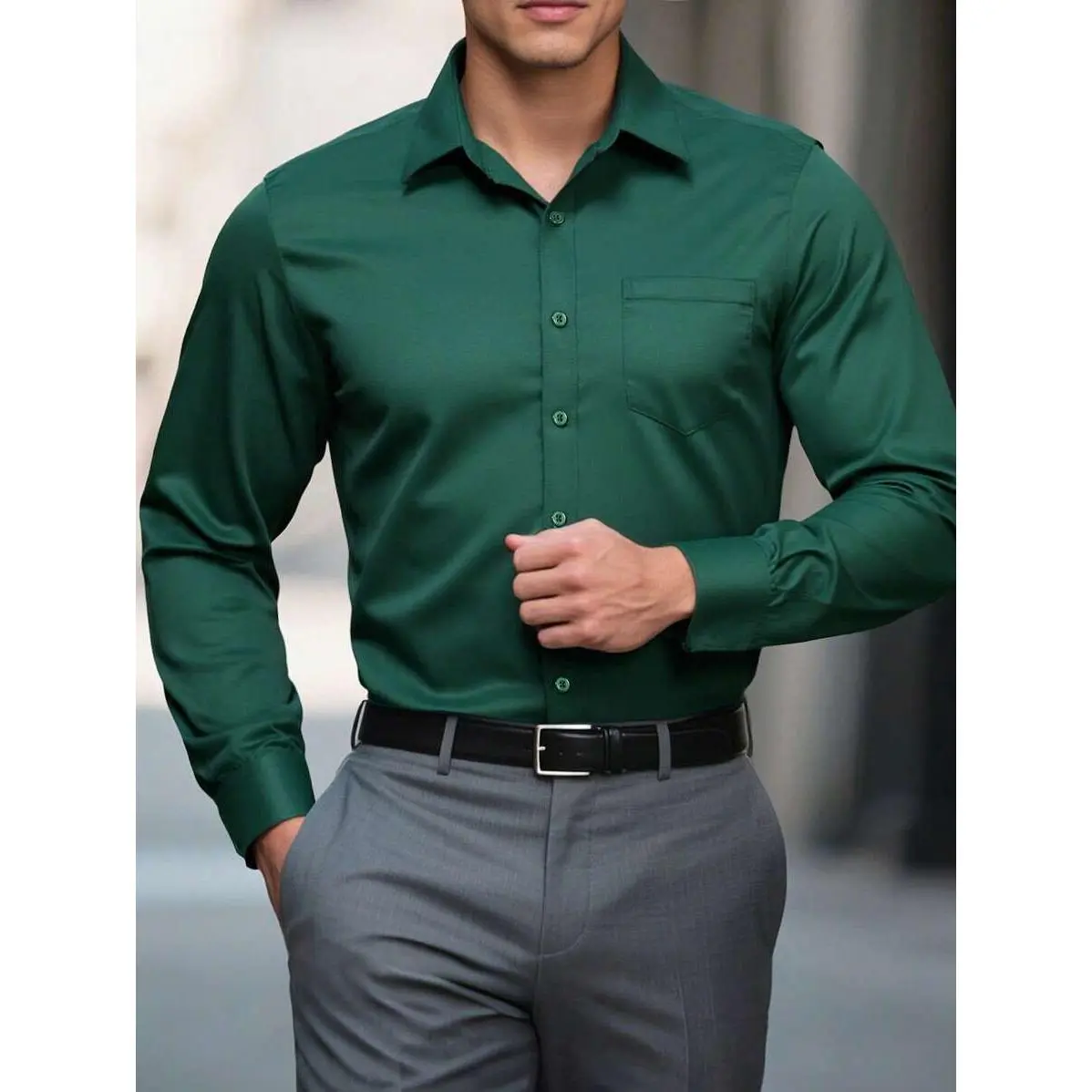 emerald green dress shirt ZAPAKA Women Dark Green Long Prom Dress Spaghetti Straps Burnout Velvet Bridesmaid Dress, Pine / US8 main image 0