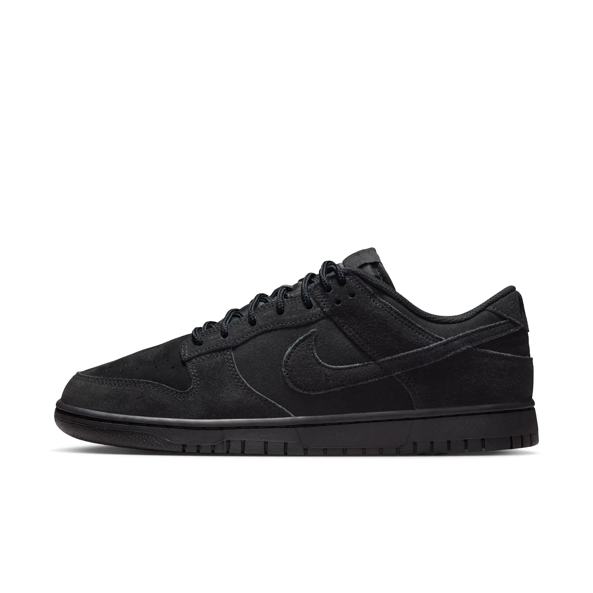NIKE Dunk Low Retro SE Men's Suede Shoes, Monochromatic Athletic Training Sneaker with Lightweight Cushioning, Casual Sneakers, Sports Shoes, Retro Style, Walking Shoes