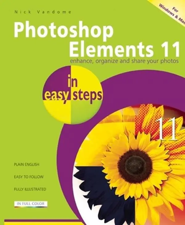 USED-Photoshop Elements 11 in Easy Steps by Vandome, Nick (Paperback)