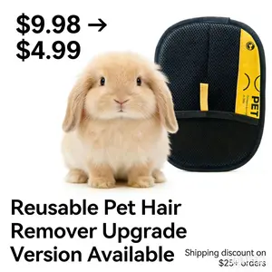 Pet Hair Remover Gloves – Classic $4.99 Today | Upgrade Leather Grip Version Available