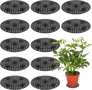 12 count 12 Inch Round Pot Elevator, Black  Level Pot Elevator, Pot Elevators for , Plastic  Risers for Indoor and Outdoor