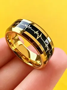 Men's Stainless Steel Ring, Style Design, Wedding Rings, Wedding Anniversary Ring, Perfect Gift for Anniversaries, Special Occasions, Valentine's Day