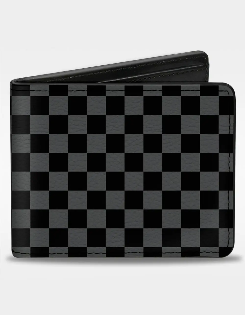 BUCKLE-DOWN  Mens Checker Bifold Wallet, Multi-Colored