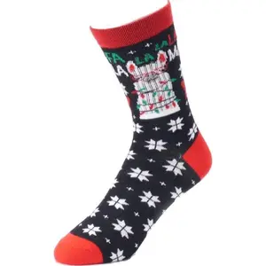 Men's Novelty Holiday Crew Socks Two pair  Comfort
