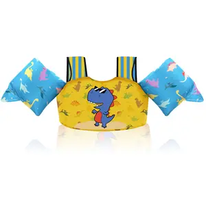 Chriffer Kids  Sports Sweat Suit for 22-66 Pounds Boys and Girls, Toddler Floaties with Shoulder Harness Arm Wings  for 2, 3, 4, 5, 6, 7, 8 Years Old/Beach Pool Water Park Floating