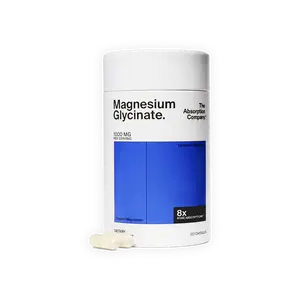 Magnesium Glycinate 1000mg — 8x Better Absorption for Sleep, Stress, Recovery | Gentle, Non-Laxative, 60-Day Supply