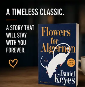 Flowers For Algernon by Daniel Keyes [Paperback Book] Discover the tragic price of brilliance. A timeless masterpiece of human empathy.