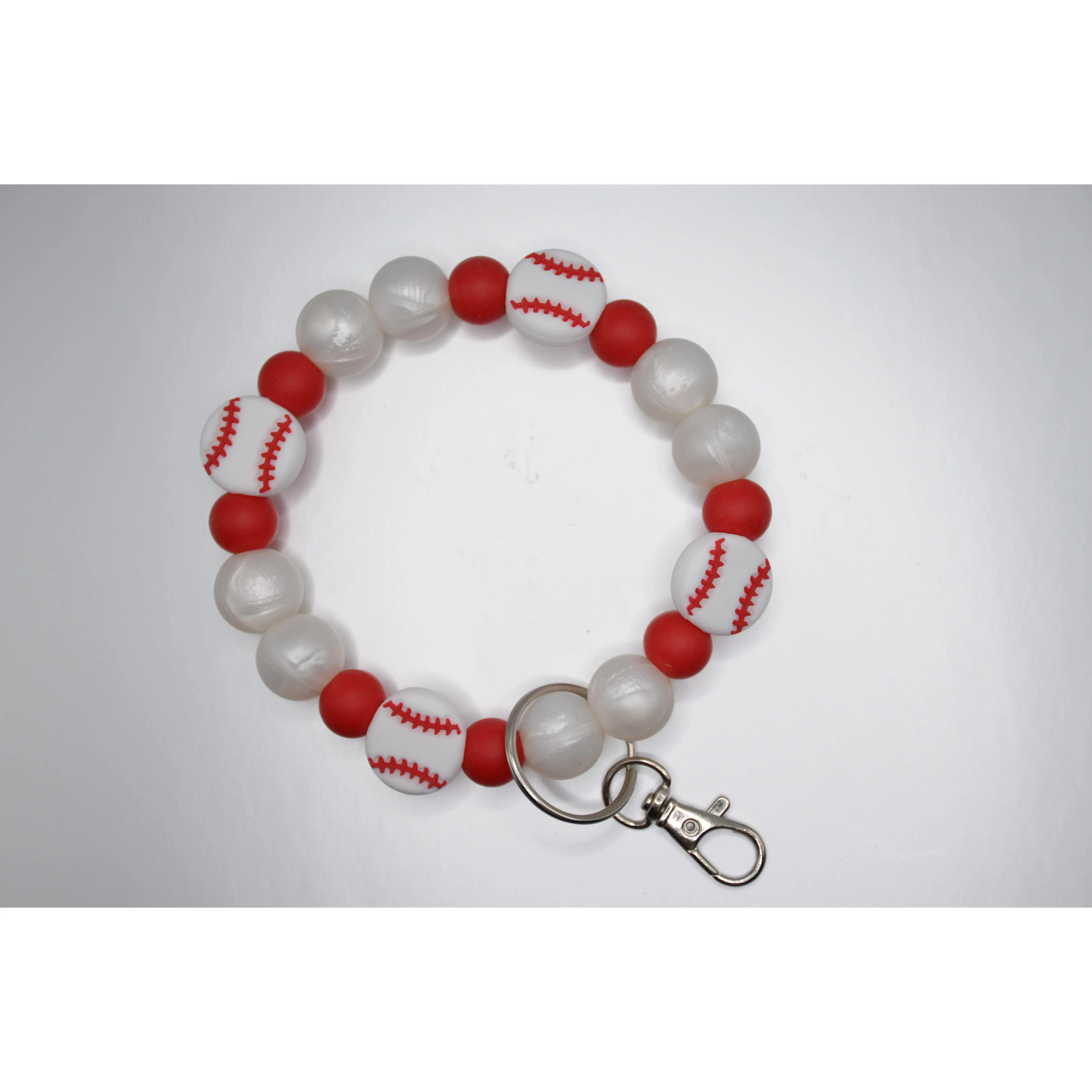 Baseball Pearl Wristlet