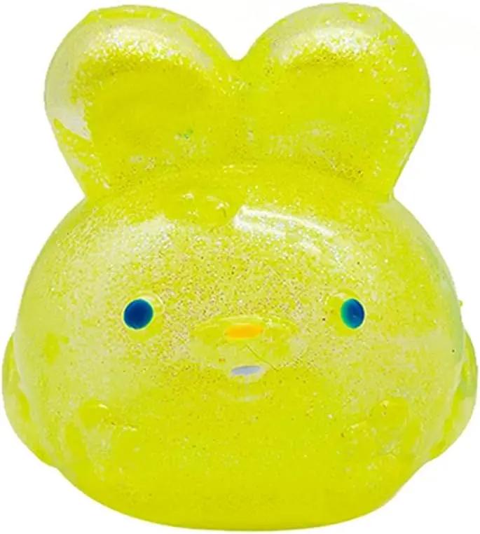 Soft Gel Filled Sensory Squeeze Toy, Stretchy Elastic Squishy Stress Relief Ball, Calming Anxiety Reducing Hand Fidget, Cute Relaxing Jelly Texture, Fun Portable Handheld Squeeze Toy Gift for All Ages