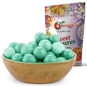 NY Spice Shop Turquoise Shimmer Gumballs - Cotton Candy Flavor