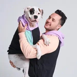 Spark Paws Color Block Human Hoodies - Premium Quality, Buttery Soft, Superior Comfort and Fit, Calming Fleece Interior, Suitable for All Styles